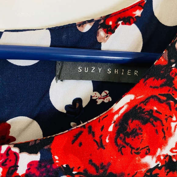 Summer Floral/Polka Dot Dress - Picture 4 of 9